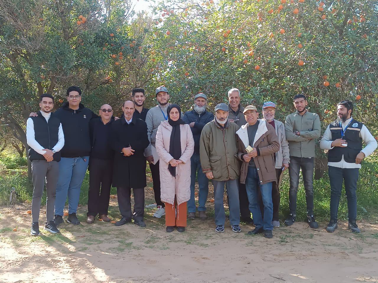 طلبة المعهد العالي للعلوم والتقنية الزهراء يقومون بزيارة علمية لمركز البحوث الزراعية الجفارة